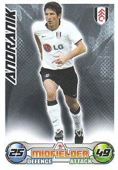 Andranik Teymourian Fulham 2008/09 Topps Match Attax #122